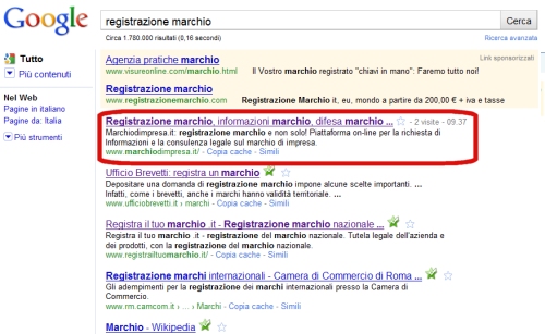 Posizionamento Seo Google